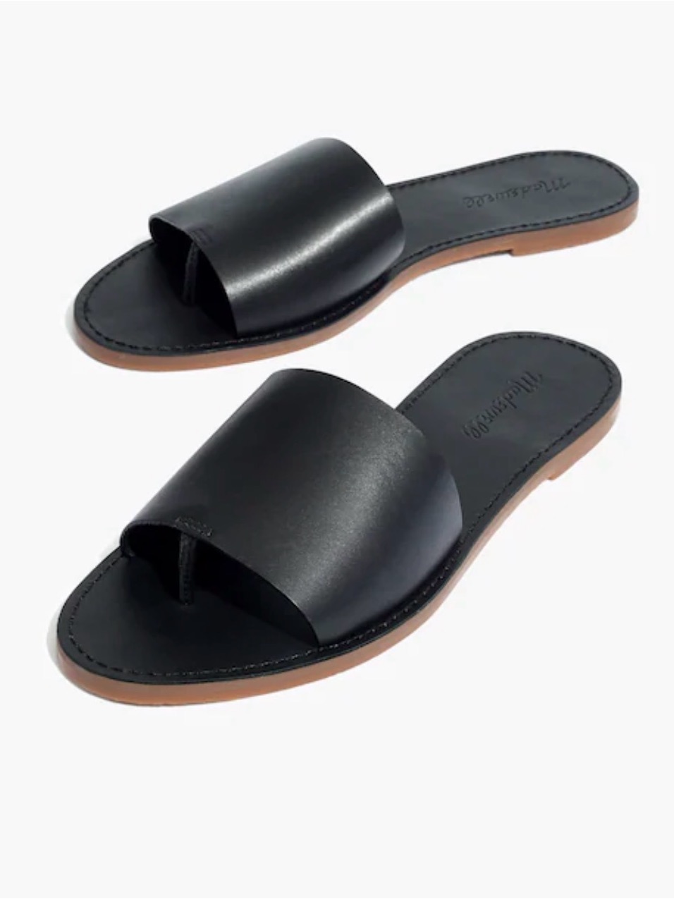 Madewell- The Boardwalk Post Slide Sandal